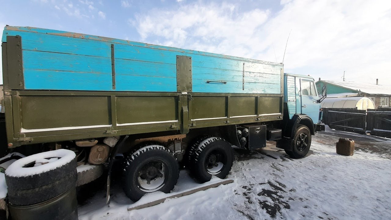 Предновогодний обзор кузовов! Камаз 5320. Прицеп ГКБ 8352. - YouTube
