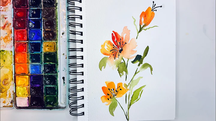 Watercolor Florals Made Simple—The 4 Essential Techniques Every Beginner Needs to Know!✨🌸