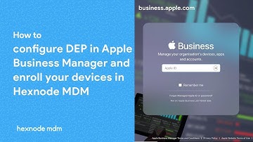 How to configure DEP in Apple Business Manager and enroll your devices in Hexnode MDM.