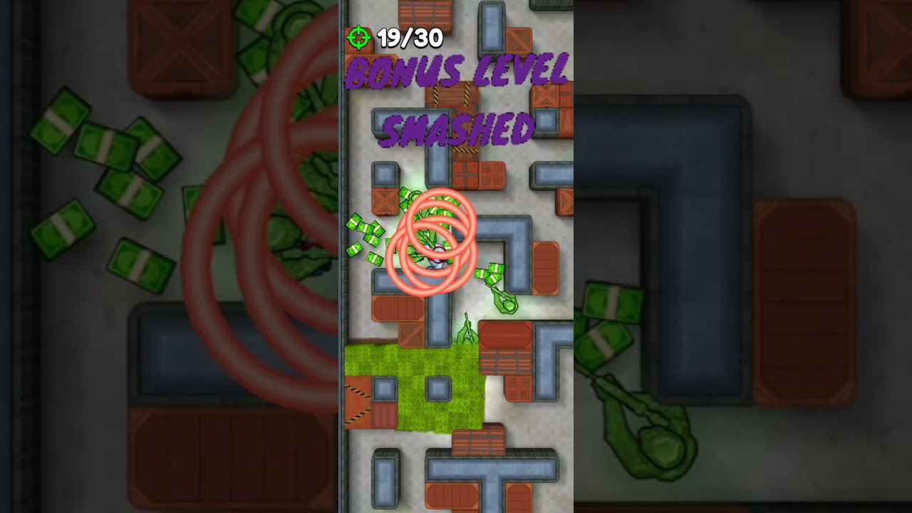 Bonus Level in Slo-Mo! Hunter Assassin Smooth Gameplay!