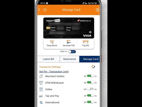 Temporary Block ICICI Credit Card | How To Switch On Or Switch Off Your ICICI Credit Card