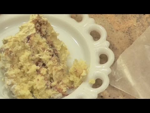 Hazelnut Raspberry Coconut Cake