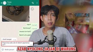 THE PENALTY FOR STEALING SNACKS AT A STALL 😱 | CHAT HISTORY HORROR INDONESIA