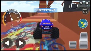 💘Monster Truck Mega Ramp #12-افضل العاب السيارات في المسارات المستحيلة-العاب تحدي اندرويد جديدة screenshot 4