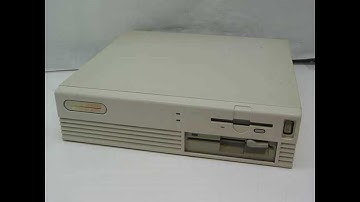 Compaq ProLinea 4/25S Live testing