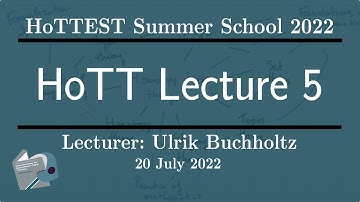 HoTT Lecture 5: Equivalences -- HoTTEST Summer School 2022