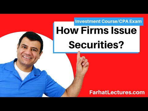 Video: Who is an issuer? This is the one who issues securities
