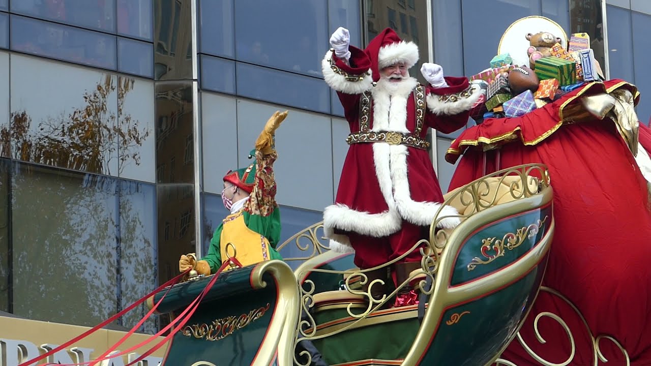 Santa Claus closes out the Macy's Thanksgiving Day Parade MacysParade
