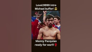 manny pacquiao intro level9999 michael buffer! 😎 #mannypacquiao #pacman #boxing #boxingstar