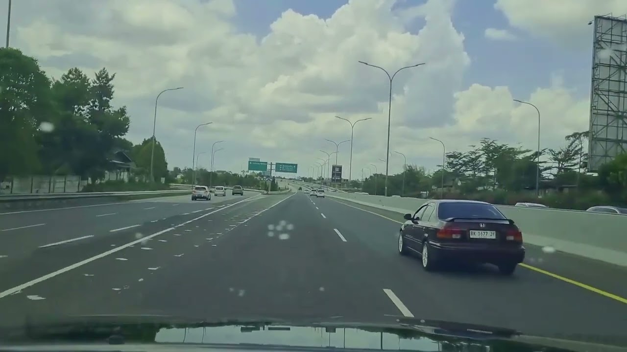 iRoads - Driving in Tol Medan - Tebing Tinggi, Macet Panjang, Video Full sepanjang perjalanan.