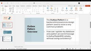 Outbox Pattern: Reliable Event Publishing in Microservices