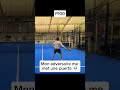 Je me prends une puerta en P100 💀 #padel #padelfrance #padelskills #p100