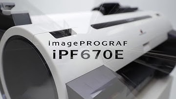 Introduction to the iPF670E entry level large format printer