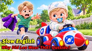 Henry Made a Diaper Armor for Baby Leo... THEN Everyone Was Shocked! 😱🍼 | Slow English (A2 Level) screenshot 2
