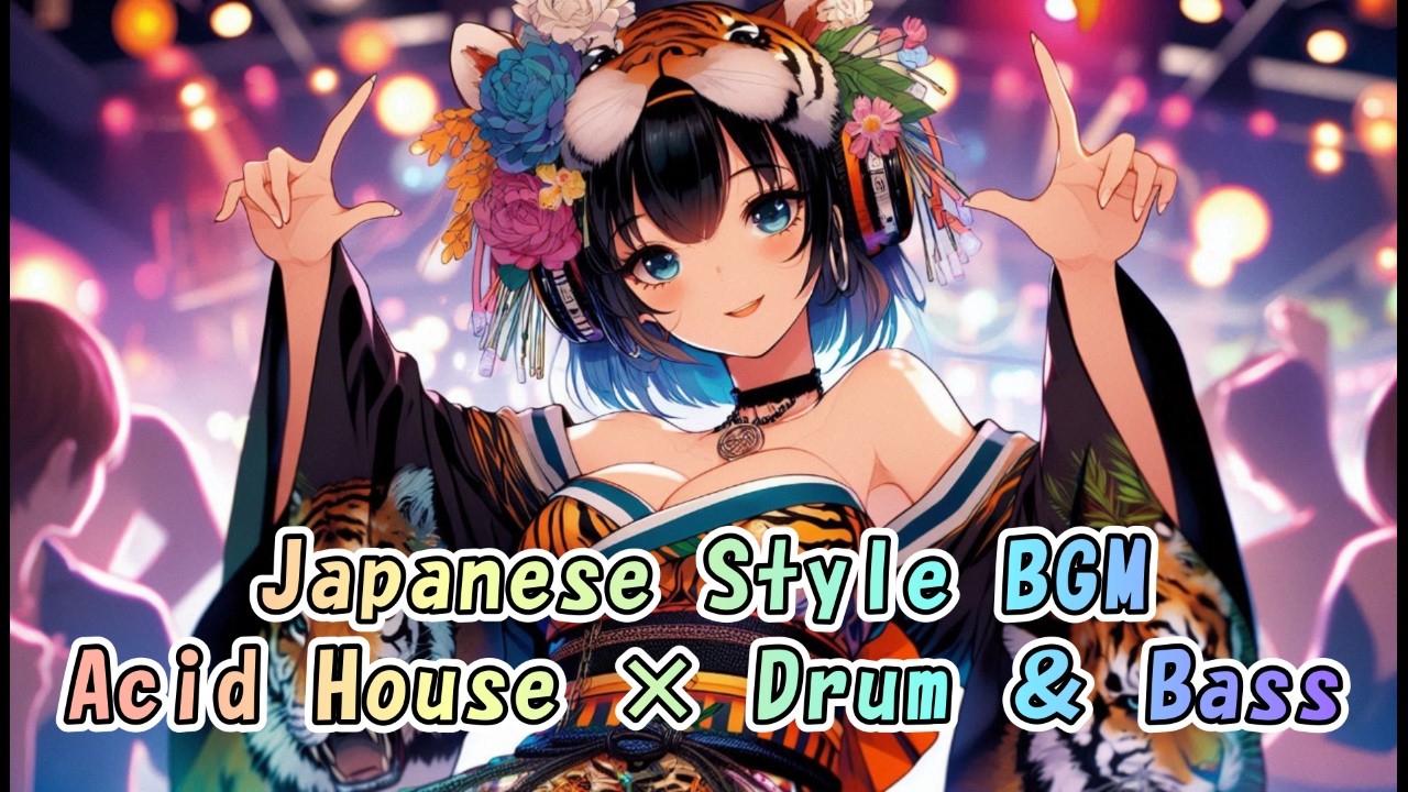 Watch 【和風BGM】Japanese Acid House 「虎の巻」 / 和楽器とハウスの融合 / Drum and Bass mix / ダンスに最適な和風EDM / 作業用BGM on YouTube