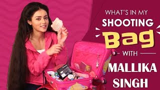 Whats In My Shooting Bag With Mallika Singh Aka Radha Bag Secrets Revealed India Forums
