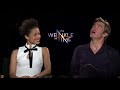A Wrinkle In Time: Gugu Mbatha-Raw & Chris Pine Official Movie interview