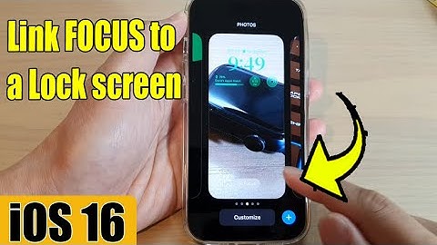 iOS 16: How to Link a FOCUS To a Lock Screen on iPhone
