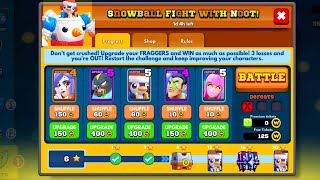 Snowball Fight with NooT How To Win 5match gameplay Snowball Fight Tips and tricks😍#fragproshooter screenshot 1