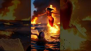 the mermaid #trending #aivideo #aishorts 😱😱😱😱