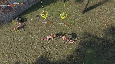 2 wounded players arguing - Rust Admin Spectator