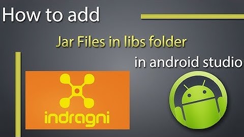 How to add jar files in Android Studio