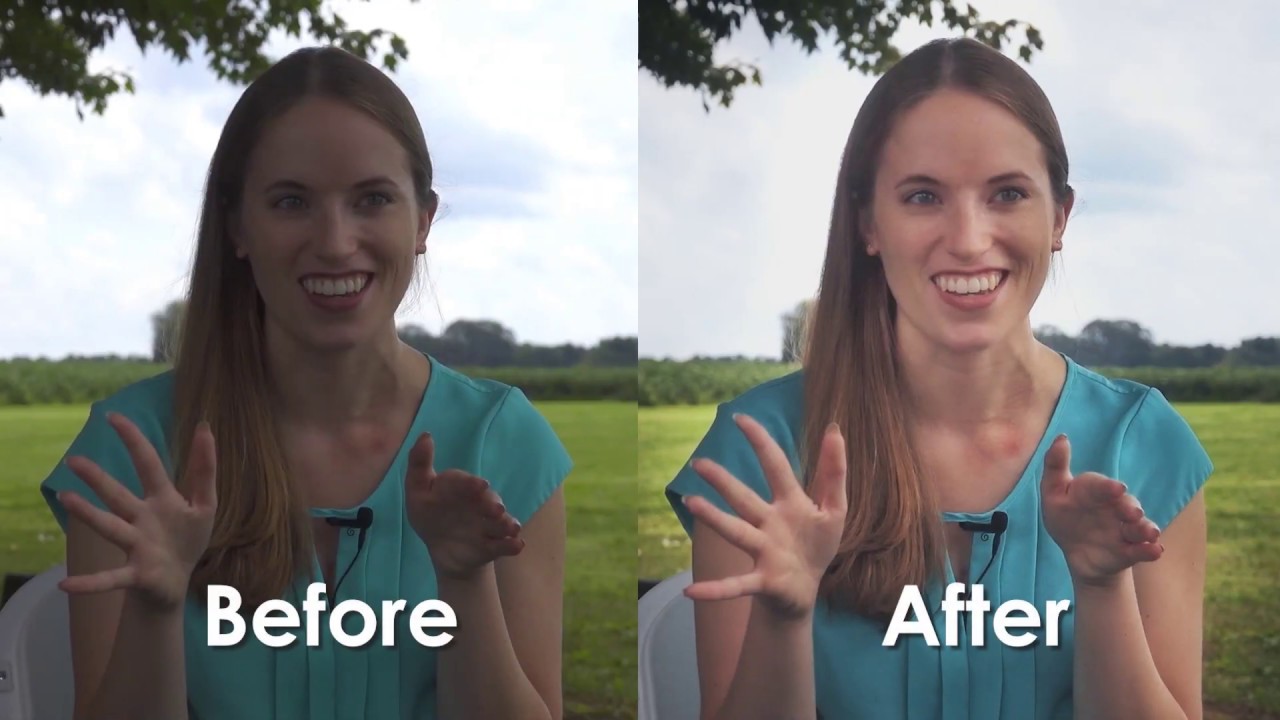 Color Grading for a Wedding YouTube