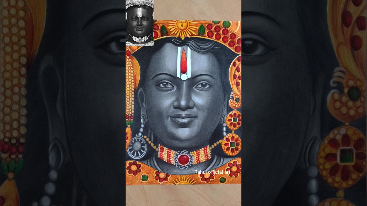 Shree Ram lala drawing part3 🚩🥰