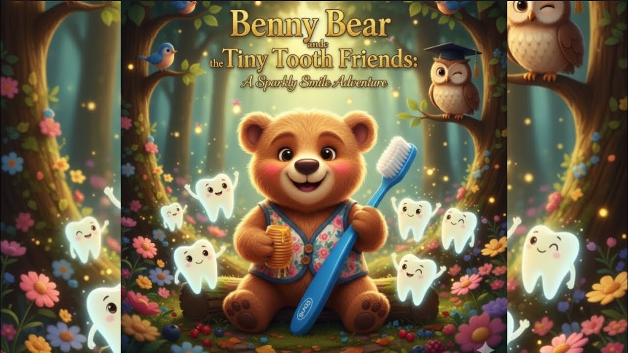 Benny the Bear and the Tiny Tooth Friends / Story That Teaches Kids the Importance of Brushing Teeth
