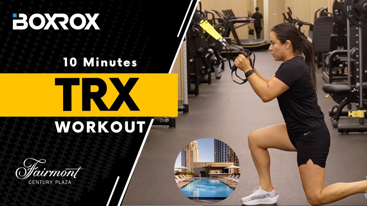 10 Minute TRX Workout | Build Strength & Stability Training On The