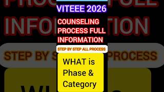 VITEEE 2026 Counseling process step by step Explained | how to do vit counseling ? #counselling #vit
