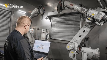 MSK Finland halved multi-robot cell programming time across processes with Visual Components OLP
