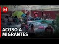Caravana migrante acusa de hostigamiento al INM