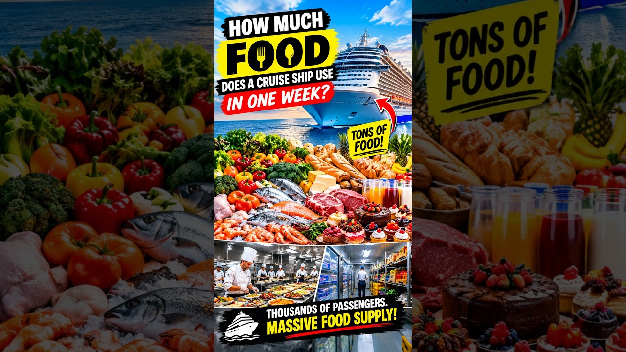 How Much Food Does a Cruise Ship Use in One Week?