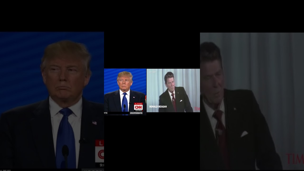 Ronald Reagan debates Trump for Republican nomination on Border Wall and immigration 
