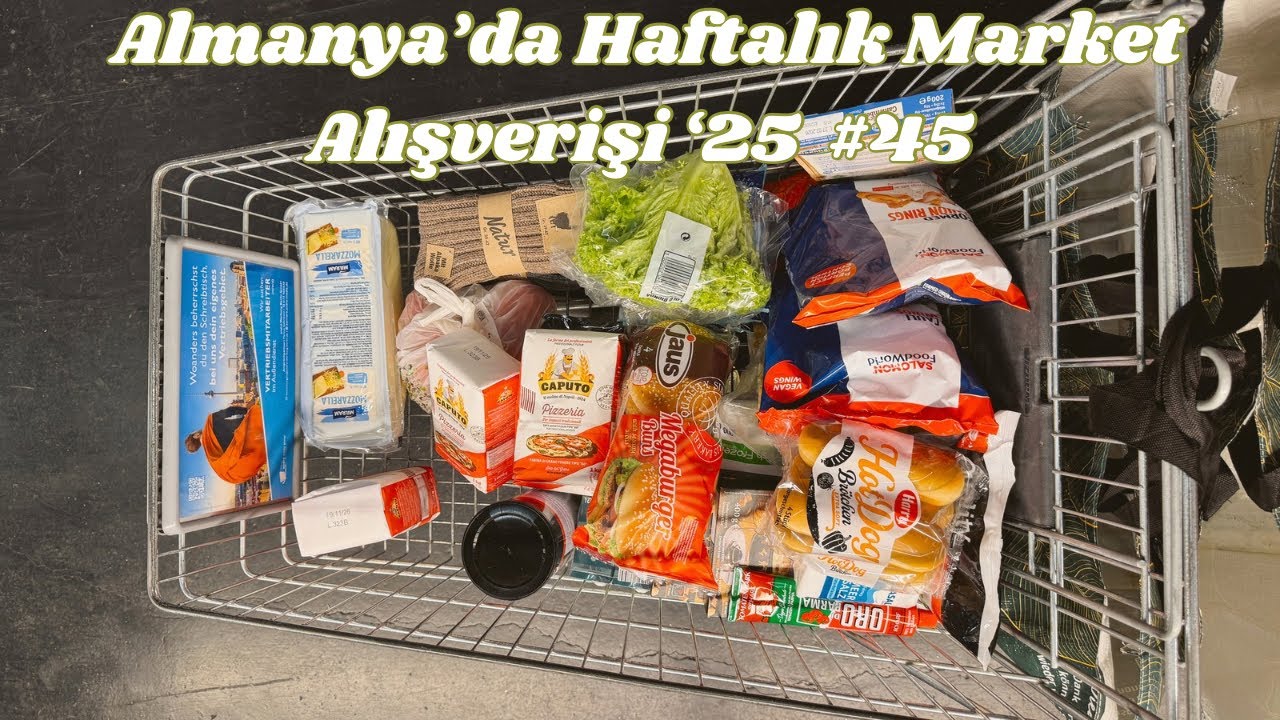 Almanya'da haftalık market alışverişi '25 #45 | Uzun zaman sonra Dev Market alışverişi Edeka,SelGros