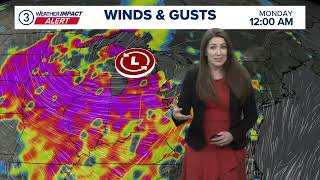 Cleveland Area Weather Impact Alert Forecast Arctic Front Arrives Overnight, Bringing Wind And Snow