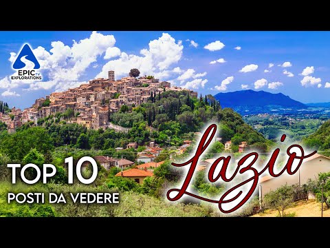 Video: Mappe di viaggio della regione italiana del Lazio vicino a Roma