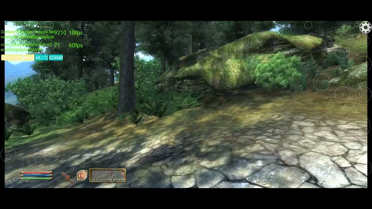 Oblivion on Android maximum settings test 2 YouTube