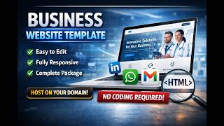 Basic Professional Looking Pharma Website Template | Fully Editable | Contact Form + Hosting Ready