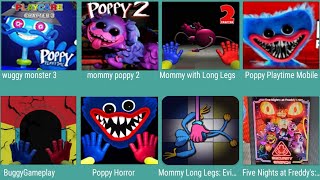 Wuggy Monster 3,Mommy Poppy2,MOmmy With Long Legs,Poppy Playtime,Buggy Gameplay,Poppy Horror,... screenshot 2