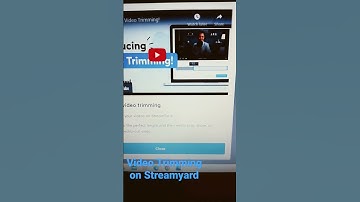 Video Trimming on Streamyard #shorts