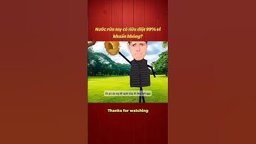 Sự thật về nước rửa tay 99% vi khuẩn! 😱 #shorts