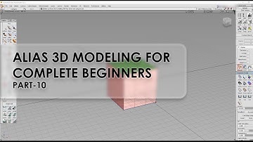 Alias 3D Modeling for Complete Beginners Part 10: Y Fillet and Fine Tunings of CVs