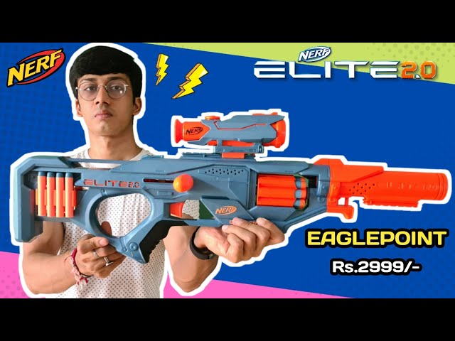 Nerf Elite 2.0 Eaglepoint RD-8 Blaster Unbox and Review 