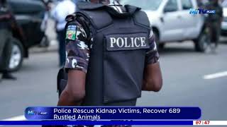 POLICE RESCUE KIDNAP VICTIMS, RECOVER 689 RUSTLED ANIMALS
