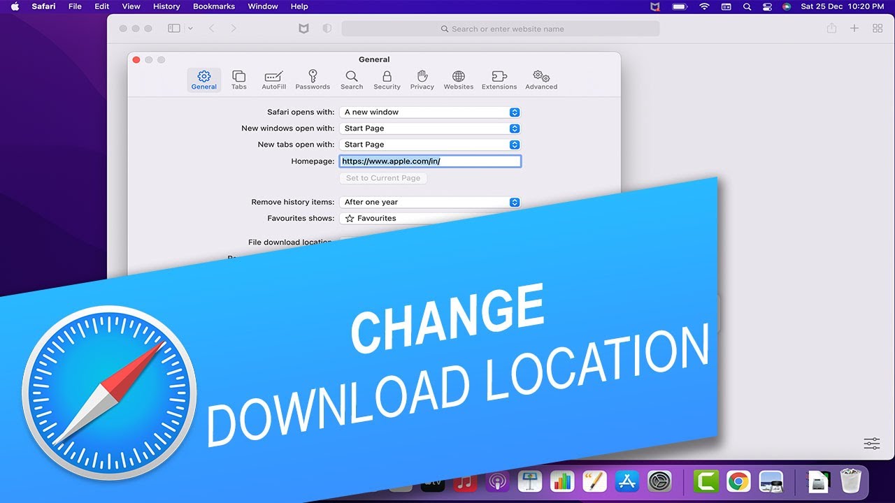 How to Change Download Location in Safari on Mac, iPhone or iPad - YouTube