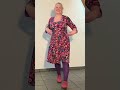 Genkei Pink Garden, Blomstret kjole fra Amamiko #colorfulfashion #sizeinclusive #dopaminedressing