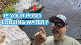 Pond Evaporation and why its happening to you.