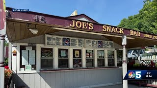 Joe's Snack Bar in Jericho, Vermont listed for sale